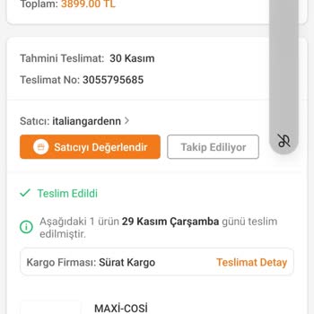Trendyol Satıcısı Ürün Teslim Etmeme