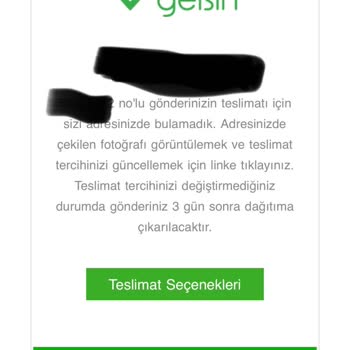 Kolay Gelsin Siparişimi Teslimat Tarihine Uymayarak İade Etti