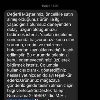 Columbia Çözüm Sunmaktan Kaçıyor