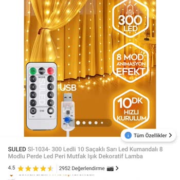 Trendyol Perde Ledi Değişim