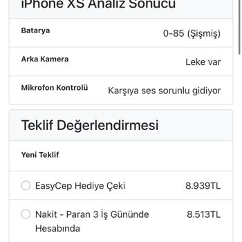 EasyCep Garanti Sonrası Fiyat Karmaşası