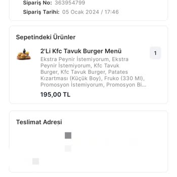 Migros Yemek Ve KFC Sipariş Saçmalığı