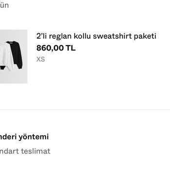 Bershka Eksik Ürün Gönderdi