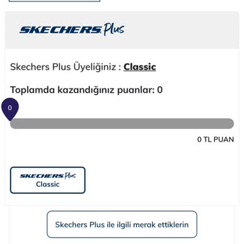 Skechers Plus Puan Hatası