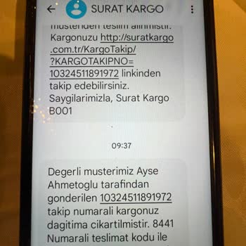Sürat Kargo Kargo Dağıtım Bölgesi Sorunu Ve Çözüm Talebi
