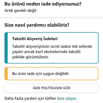 Amazon Kedi Maması İade Sorunu