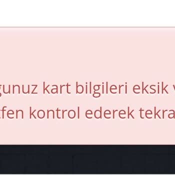Passolig Kartı Satın Alamıyorum