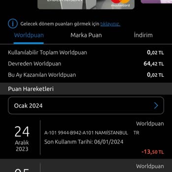 Yapı Kredi Bankası (Hatalı Şekilde Puan Silme Mağduriyeti)