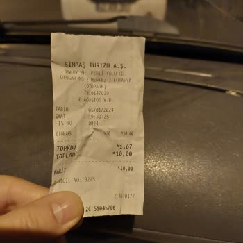 Kütahya Belediyesi Otogar Araç Giriş Ücreti