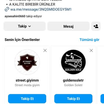Turkey Foot Wear (İnstagram) Paramı Alıp İrtibatı Kestiler