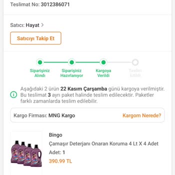 Trendyol Eksik Ürün Gönderimi