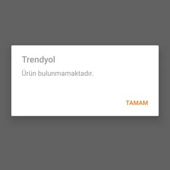 Trendyol'dan Aldığım Ürünün Sebepsizce İptal Edilmesi