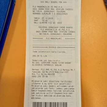 FLO Ayakkabı FLO Çerkezköy Hediye Çekine Çöktü