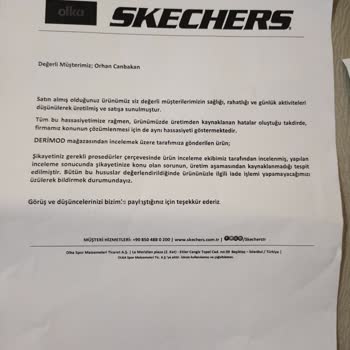Skechers Ve Derimod Aldığım Kusurlu Ayakkabıyı İade Talebimi Reddetti