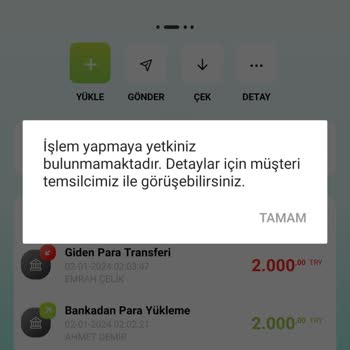 Payco Hesabıma Yetkisizlik Verdi