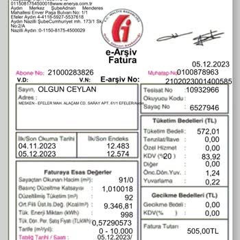 Enerya Aydın Fatura Okuma Gecikmesi Ve Fiyat Şişirme Sorunu