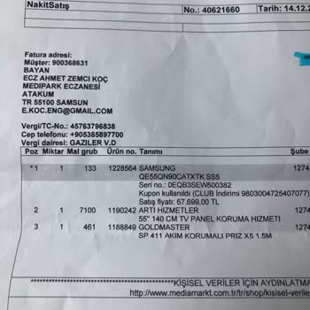 Samsung TV Kampanya Mağduriyeti