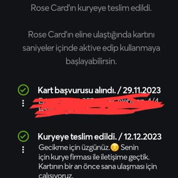 Jetlogi Kartımı Elime Ulaştırmadı