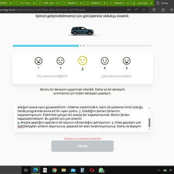 Togg Anket Yolluyor, Ama Cevaba Müsaade Etmiyor