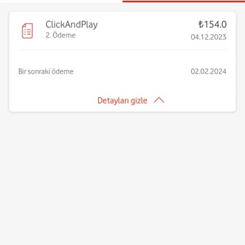 Vodafone Fatura Sorunu