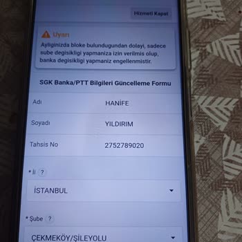 Vakıf Bankası Bloke