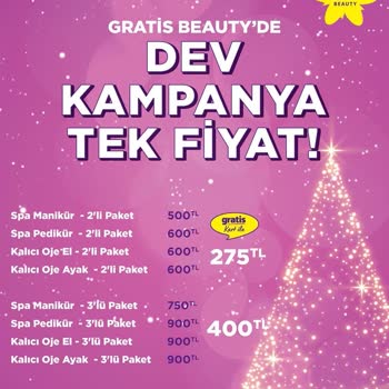 Gratis Beauty Gratis'in Gereksiz Zam Yapması