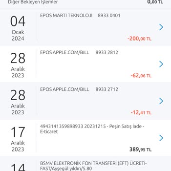 Bozuk Scooter Yüzünden Martı Uygulaması Hesabımdan 200₺ Çekti