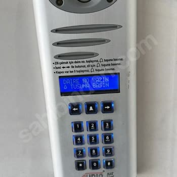 Audio Elektronik Daire No Yazıp Zil Tuşuna Basın