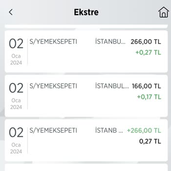 Yemeksepeti Kartımdan Para Çekilmesi