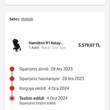 Ebebek Yanlış Ürün Gönderimi