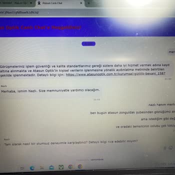 Atasun Optik Ürünlerimin İade Olmasını İstiyorum