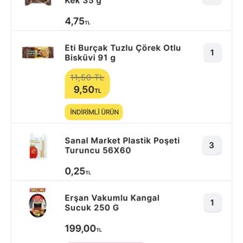 Migros Sanal Mağazada İndirim Sorunu