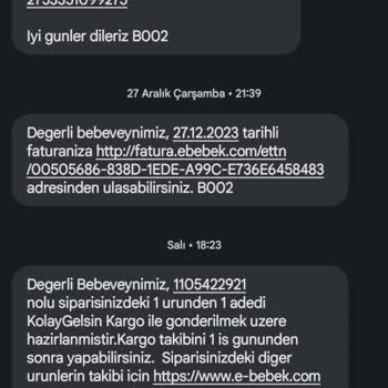 Paramızı İade Et E-BEBEK