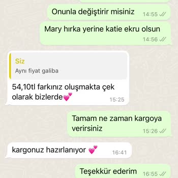 OZSARICAM Ozsaricam Ürün Kargoya Verilmedi İade Yapılmadı