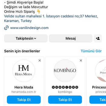 Vanilin Design Online Alışverişte Yaşanan Mağduriyet