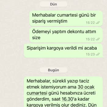 Shopper Michh Para Gönderdim Çanta Gelmedi