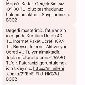 Millenicom Aboneliği İptal Edemiyoruz