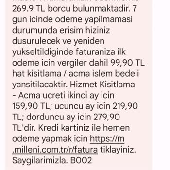 Millenicom Aboneliği İptal Edemiyoruz