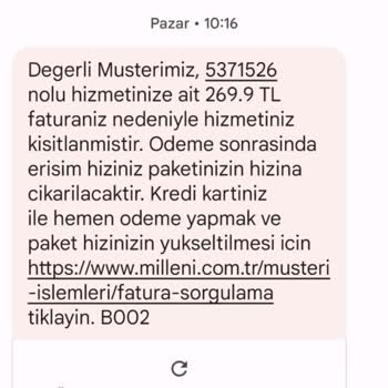 Millenicom Aboneliği İptal Edemiyoruz