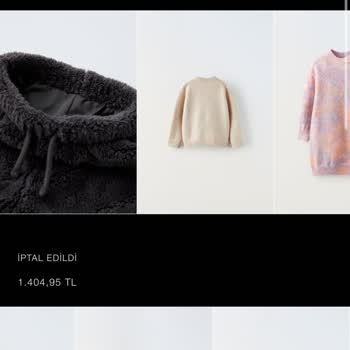 Zara Sipariş İptal Ediyor