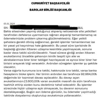 Aylin Aslandağ Bahis Danışmanlığı Bahis Danışmanlık Hizmeti Şikayeti
