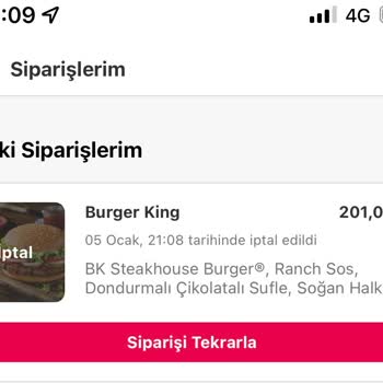 Yemeksepeti İzmir'de 120 Dakika Burger King Gecikmesi