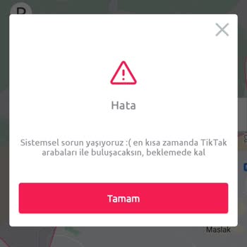 TikTak Kirala Kiralık Araçta Kontak Hatası Ve Fazla Ücret