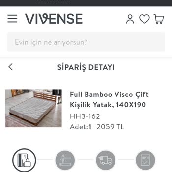 Vivense Çift Kişilik Yatak Siparişi Gecikmesi Hakkında