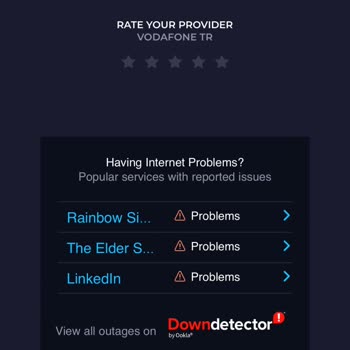 Vodafone Mobil İnternet Sorunu