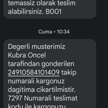 Sürat Kargo Silivri Şubesinde Yaşanan Kargo Sorunu