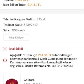 Trendyol'da, GS Store Stokta Olmayan Ürünü Satıyor.