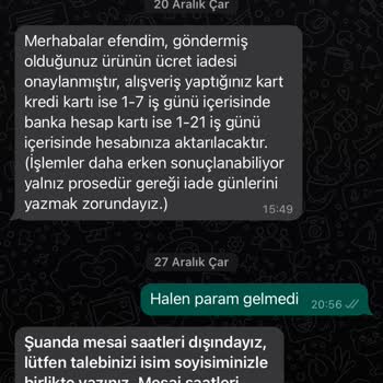 Apple Türkiye Store (appleturkiyestore.com) Ücret İadesinin Yapılmaması
