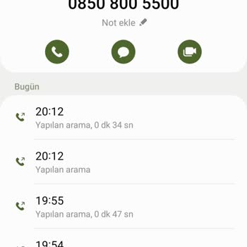 0850 800 55 00 Telekomünikasyon Dolandırıcılığı İddiası