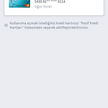 Halkbank Kredi Kartı Aktivasyon Karmaşası